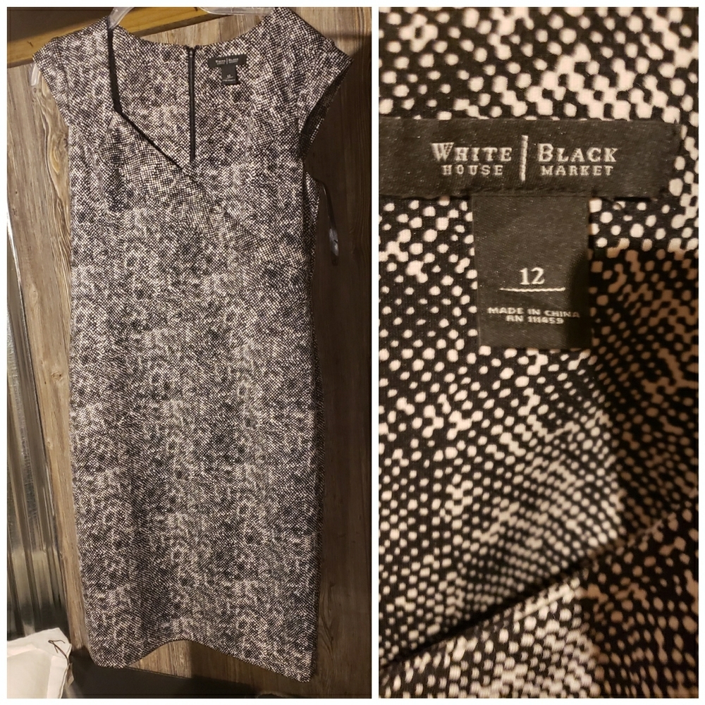 Black and white dress